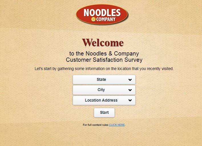 Tellnoodles - Free Appetizer - Noodles Survey