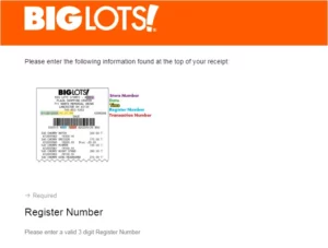 www.Biglots.com/Survey - Win Gift Card - Big Lots Survey